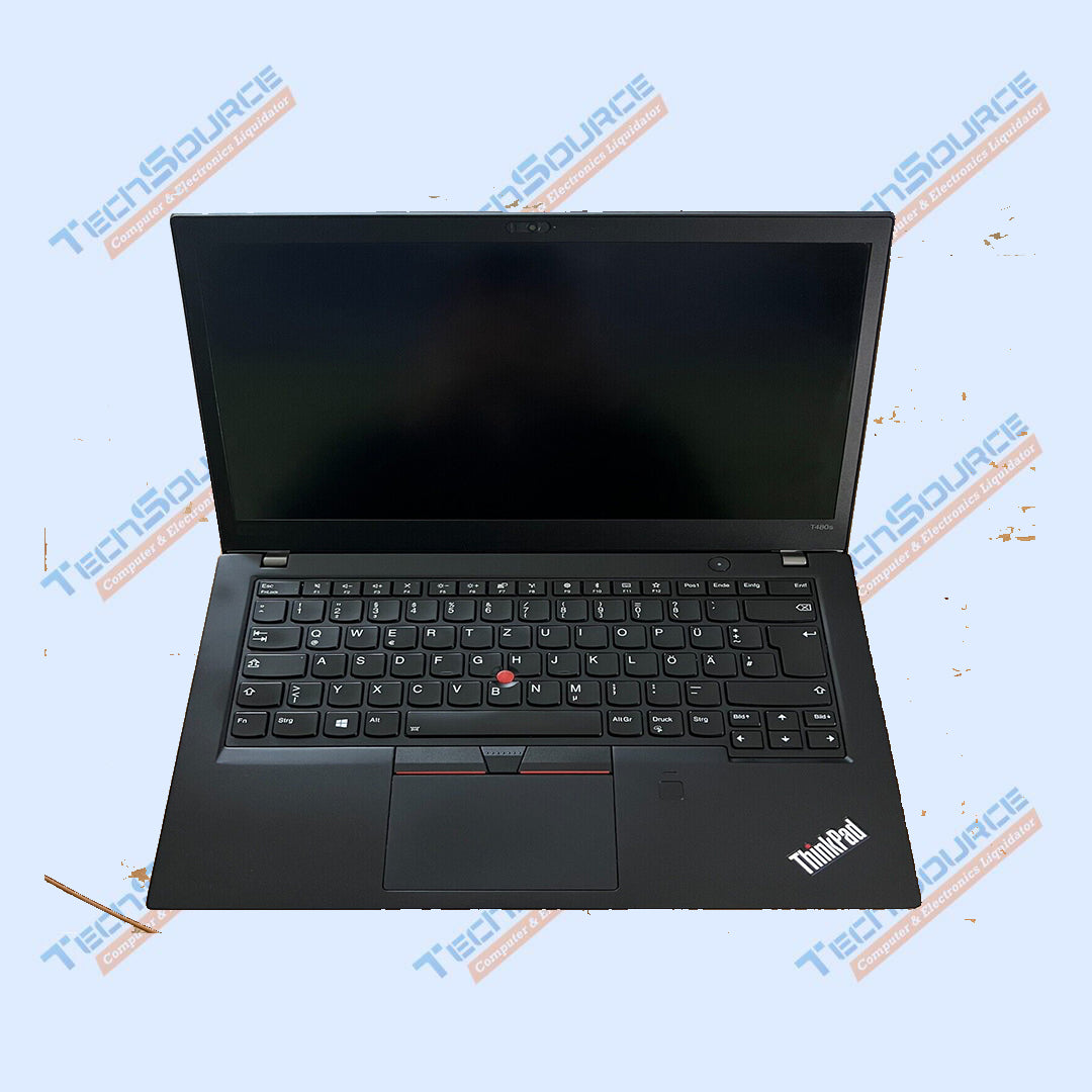 Lenovo ThinkPad T480s Laptop, 14.0" FHD (1920x1080), Intel Core i7-8350U 2.1 GHz, 16GB DDR4 RAM, 256 GB M.2 NVME SSD image 1